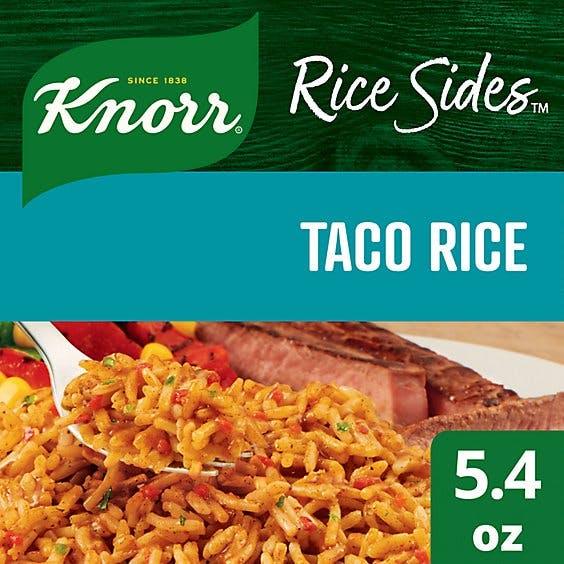 Is it Wheat Free? Knorr Rice Sides Taco Rice, Cooks In 7 Minutes, No Artificial Flavors Or Preservatives, No Added Msg