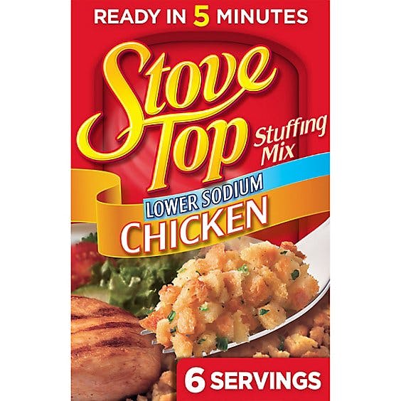Is it Dairy Free? Stove Top Low Sodium Stuffing Mix For Chicken With 25% Less Sodium Box