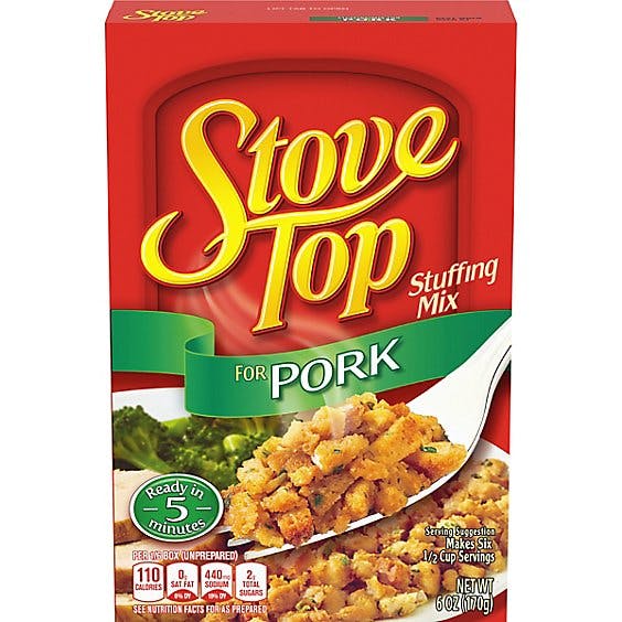 Stove Top Stuffing Mix For Pork Box