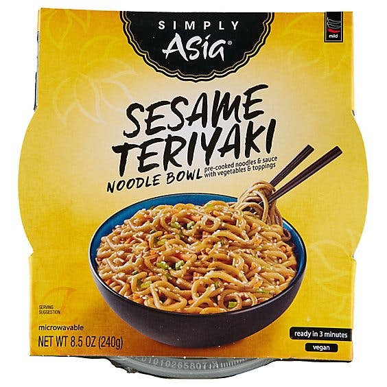 Is it Pescatarian? Simply Asia Sesame Teriyaki Noodle Bowl