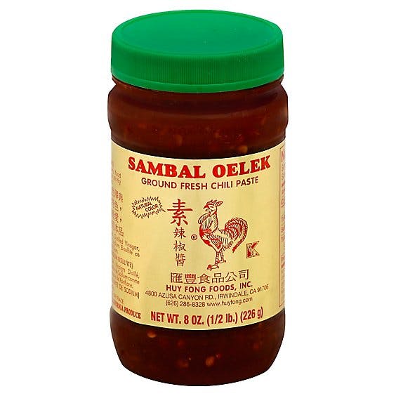 Is it Ginger Free? Huy Fong Paste Sambal Oelek Chili