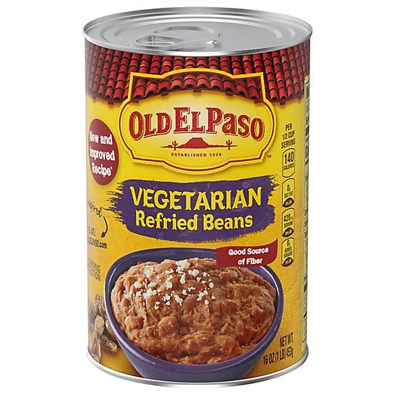 Is it Vegetarian? Old El Paso Beans Refried Vegetarian