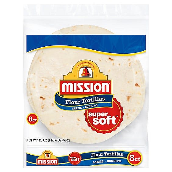 Is it Egg Free? Mission Tortillas Flour Burrito Large Super Soft