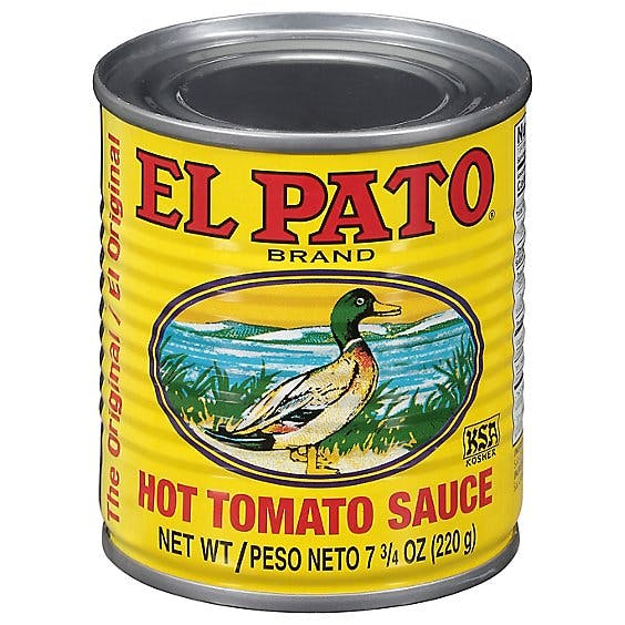 Is it Pescatarian? El Pato Tomato Sauce Mexican Hot Style