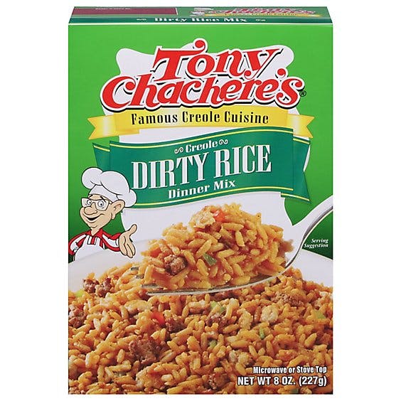 Is it Wheat Free? Tony Chacheres Dinner Mix Creole Dirty Rice Box