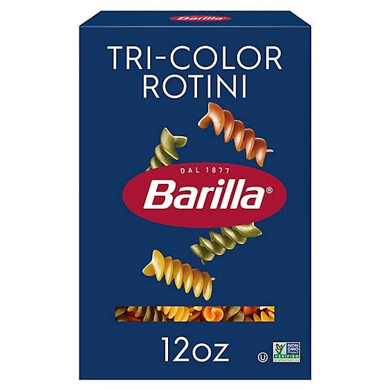 Is it Egg Free? Barilla Pasta Rotini Tri-color No. 381 Box