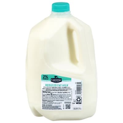 Lucerne Milk Reduced Fat 2% Milkfat 1 Gallon