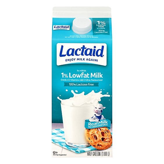 Is it Gelatin free? Lactaid 1% Lowfat Milk