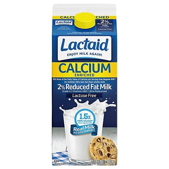 Lactaid Calcium Enriched 2% Reduced Fat Milk