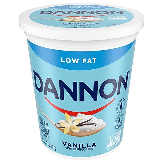 Is it Dairy Free? Dannon Low Fat Non-gmo Project Verified Vanilla Yogurt