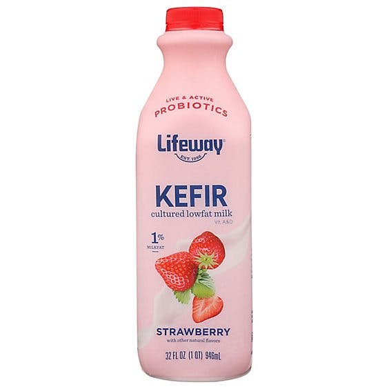 Is it Milk Free? Lifeway Kefir Cultured Milk Smoothie Lowfat Strawberry Low Fat