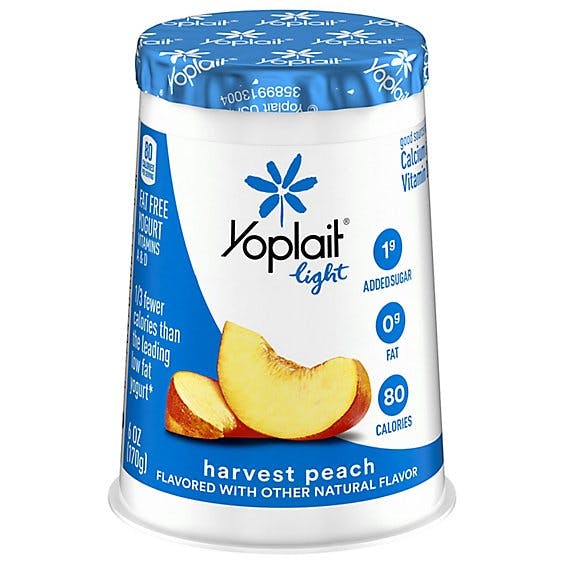 Is it Low FODMAP? Yoplait Light Harvest Peach Yogurt