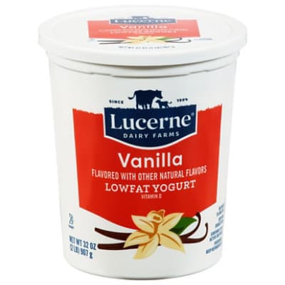Lucerne Yogurt Lowfat Vanilla Flavored