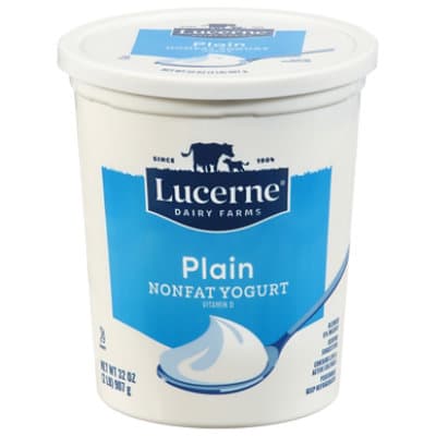 Lucerne Yogurt Fat Free Plain