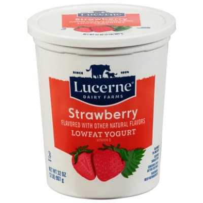 Lucerne Yogurt Lowfat Strawberry Flavored