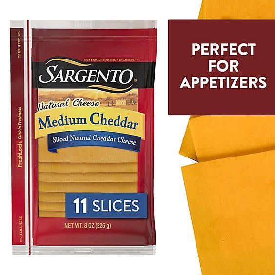 Is it Low FODMAP? Sargento Cheese Slices Deli Style Medium Cheddar