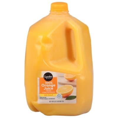 Signature Select Juice 100% Pure Orange No Pulp Chilled