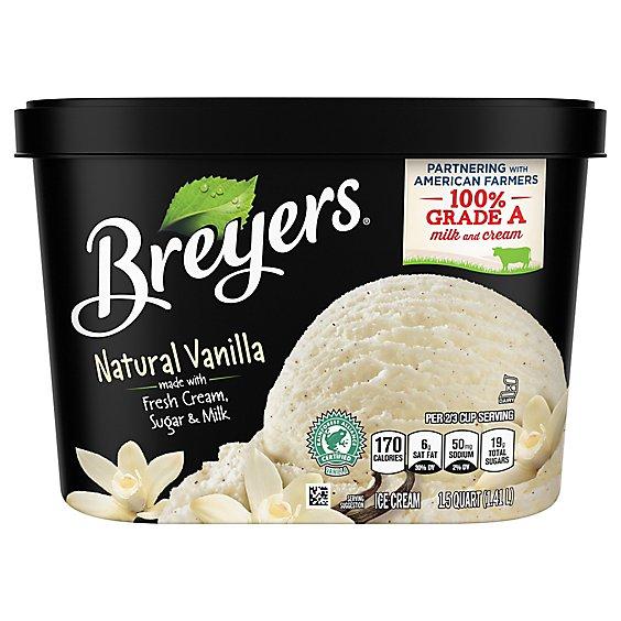 Is it Vegan? Breyers Natural Vanilla Ice Cream