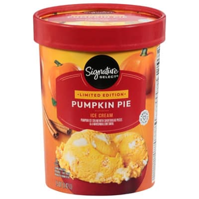 Signature Select Ice Cream Seasons Pumpkin Pie