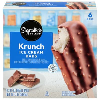 Signature Select Ice Cream Bars Krunch