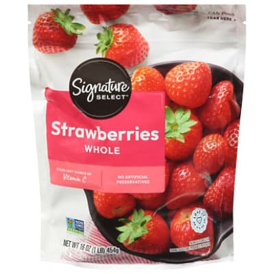 Signature Select  Unsweetened Whole Strawberries