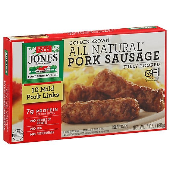 Is it Fish Free? Jones Dairy Farm Sausage All Natural Golden Brown Mild Pork Links