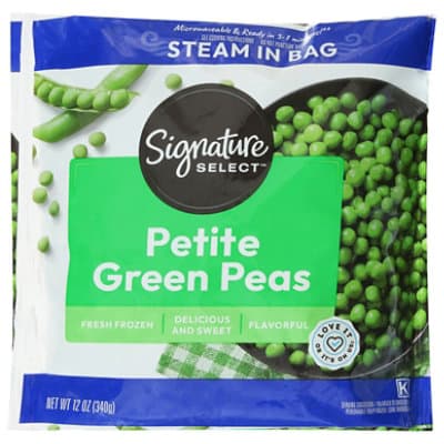 Signature Select Peas Green Steam In Bag