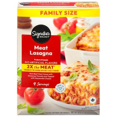 Signature Select Lasagna Meat Family Size