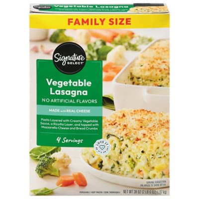 Signature Select  Food Lasagna Six Vegetable