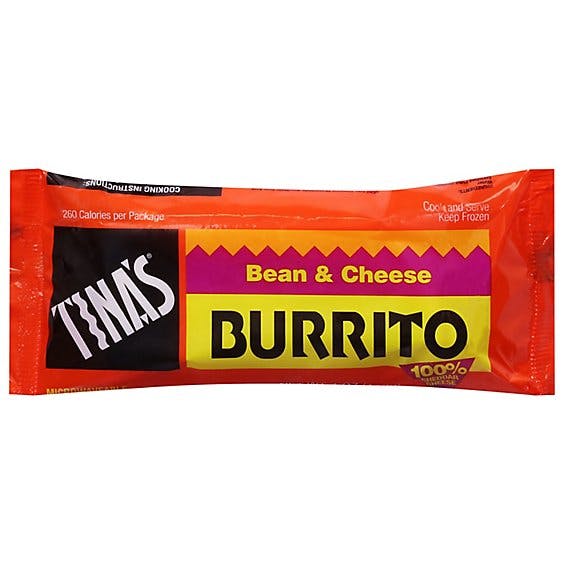 Is it Milk Free? Tina's Bean & Cheese Burrito