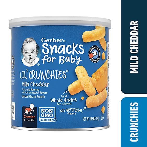 Gerber Crawler Lil' Crunchies Mild Cheddar