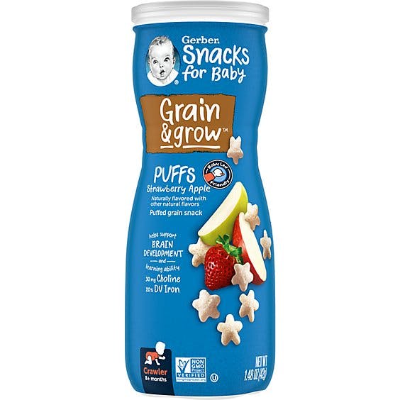 Is it Beef Free? Gerber Crawler Puffs Strawberry Apple