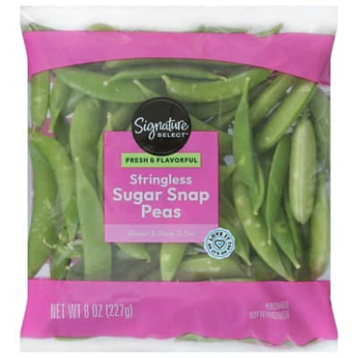 Signature Farms Sugar Snap Peas Stringless Prepackaged