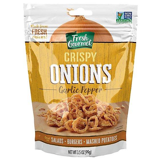 Is it Corn Free? Fresh Gourmet Garlic Pepper Crispy Onions