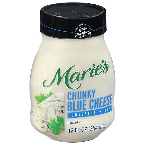 Maries Salad Dressing & Dip Real Premium Non Gmo Oil Chunky Blue Cheese