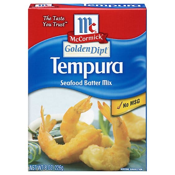 Is it Pescatarian? Mccormick Golden Dipt Tempura Seafood Batter Mix