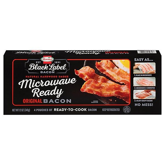 Is it Vegetarian? Hormel Black Label Microwave Ready Original Bacon