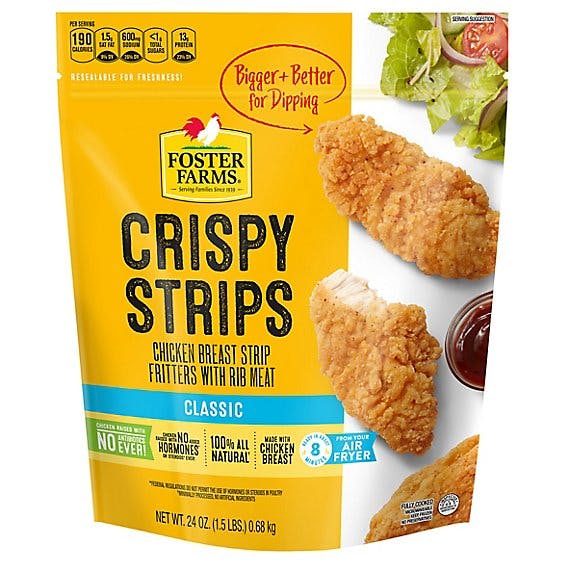 Is it Egg Free? Foster Farms No Antibiotics Ever Crispy Chicken Breast Strips