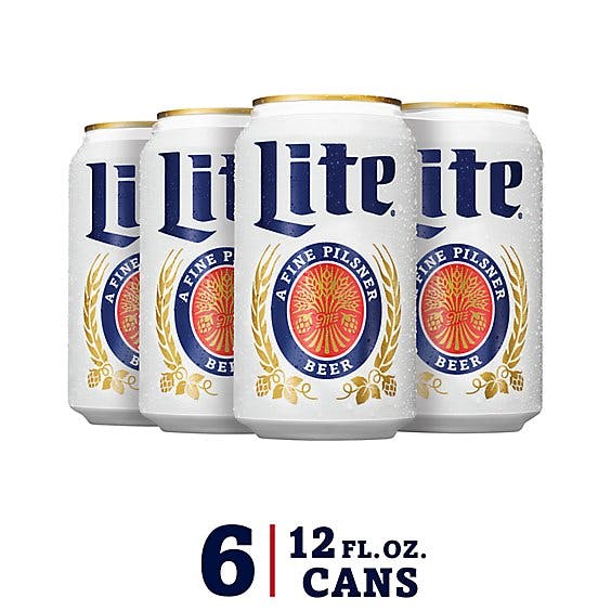 Is it Dairy Free? Miller Lite Beer American Style Light Lager 4.2% Abv Cans