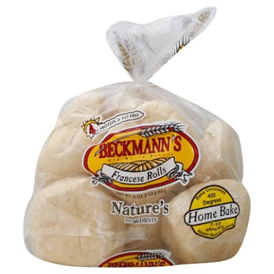 Beckmanns Old World Bakery Francese Rolls, Home Bake
