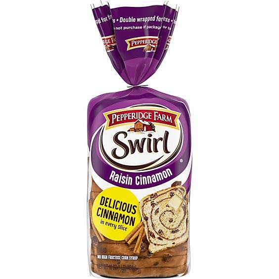 Is it Paleo? Pepperidge Farm Raisin Cinnamon Swirl Bread