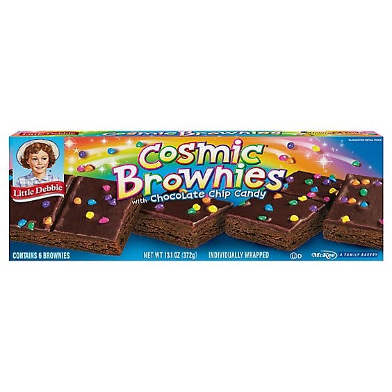 Little Debbie Brownies Cosmic With Chocolate Chip Candy
