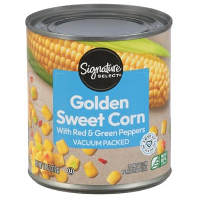 Signature Select Corn Golden Sweet With Red & Green Peppers