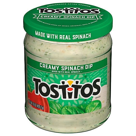 Is it Low FODMAP? Tostitos Dip Creamy Spinach