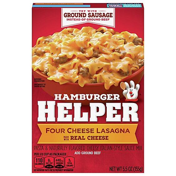 Is it Peanut Free? Betty Crocker Hamburger Helper Four Cheese Lasagna Box