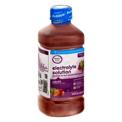 Signature Select/Care Electrolyte Solution For Kids & Adults Grape