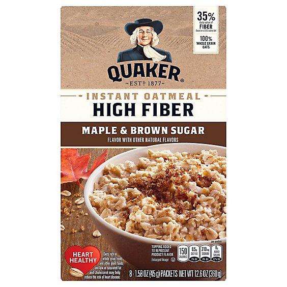 Is it Low FODMAP? Quaker Select Starts High Fiber Oatmeal Instant Maple & Brown Sugar