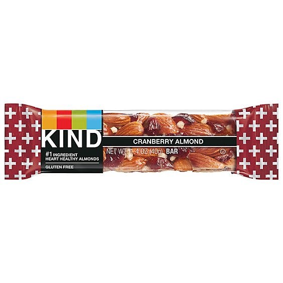 Is it Soy Free? Kind Snacks Cranberry Almond + Antioxidants Bar