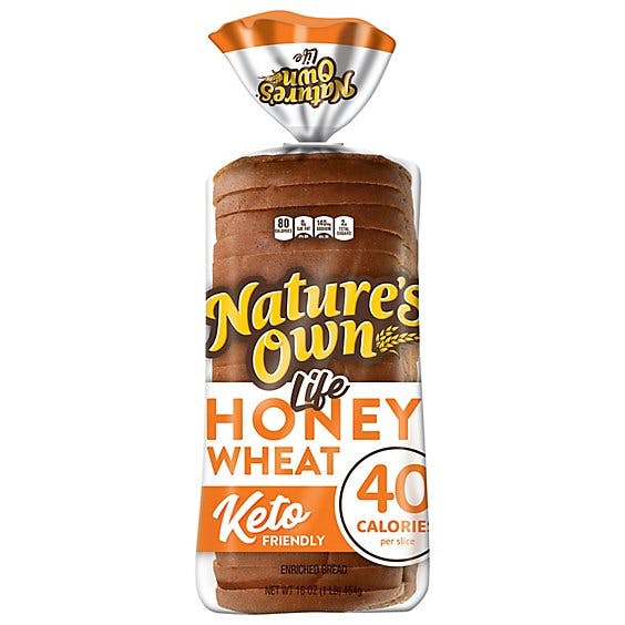 Is it Low FODMAP? Nature's Own Life 40 Calorie Honey Wheat Enriched Bread Bag