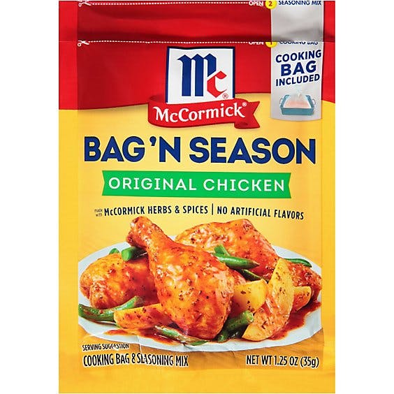 Is it Milk Free? Mccormick Bag 'n Season Original Chicken Cooking & Seasoning Mix